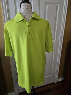 Men's Bright Lime Green Polo Shirt